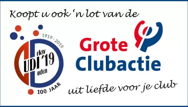 Opbrengst Grote Clubactie voor 100-jarig jubileum