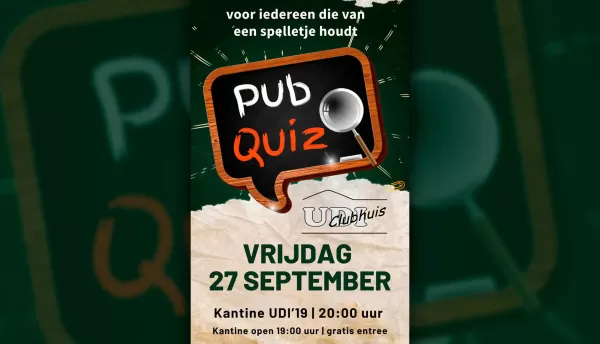 We gaan weer Pubquizzen! Vrijdag 27 september