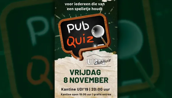 We gaan weer Pubquizzen! Vrijdag 8 november