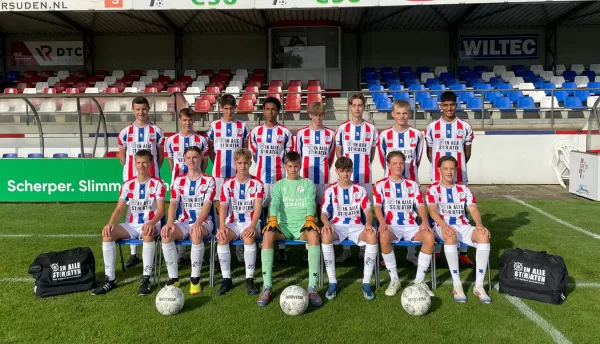 JO16-1 blij met gesponsorde tenues van In alle St(r)aten en Paul van der Ven Autoschade