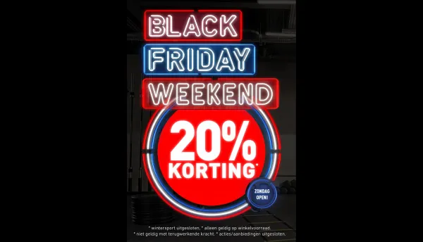 Black Friday bij Intersport Superstore Uden