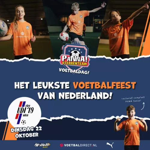 PANNA! Sterrenteam voetbaldag bij UDI’19! (herhaald bericht)